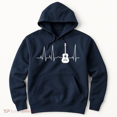 Guitar Heartbeat Pulse Hoodie
