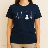 Guitar Heartbeat Pulse T-Shirt thumb 4