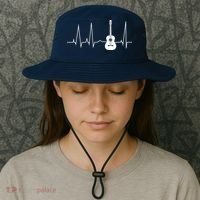 Guitar Heartbeat Pulse Bucket Hat thumb 3