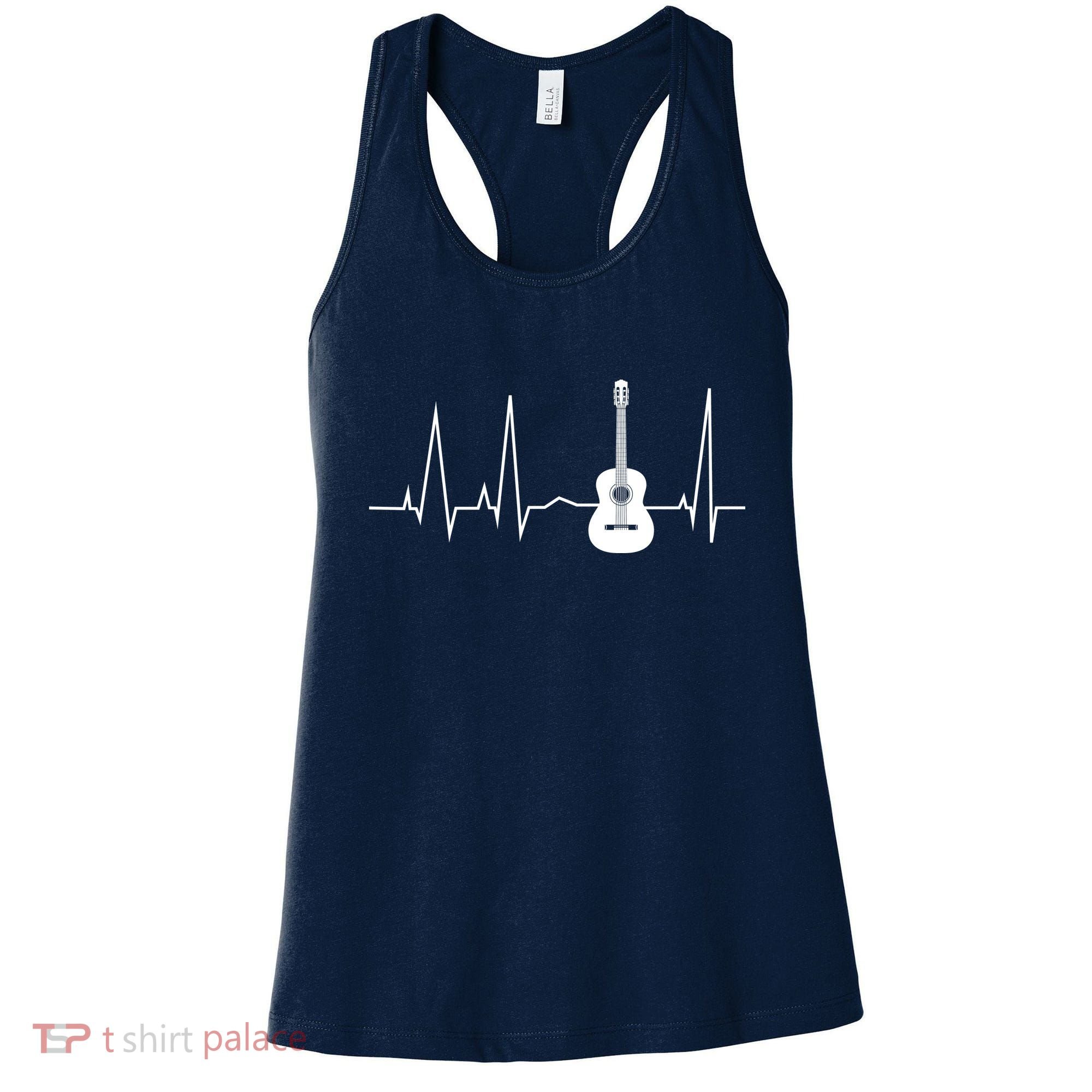 Guitar Heartbeat Pulse Women's Tank Top