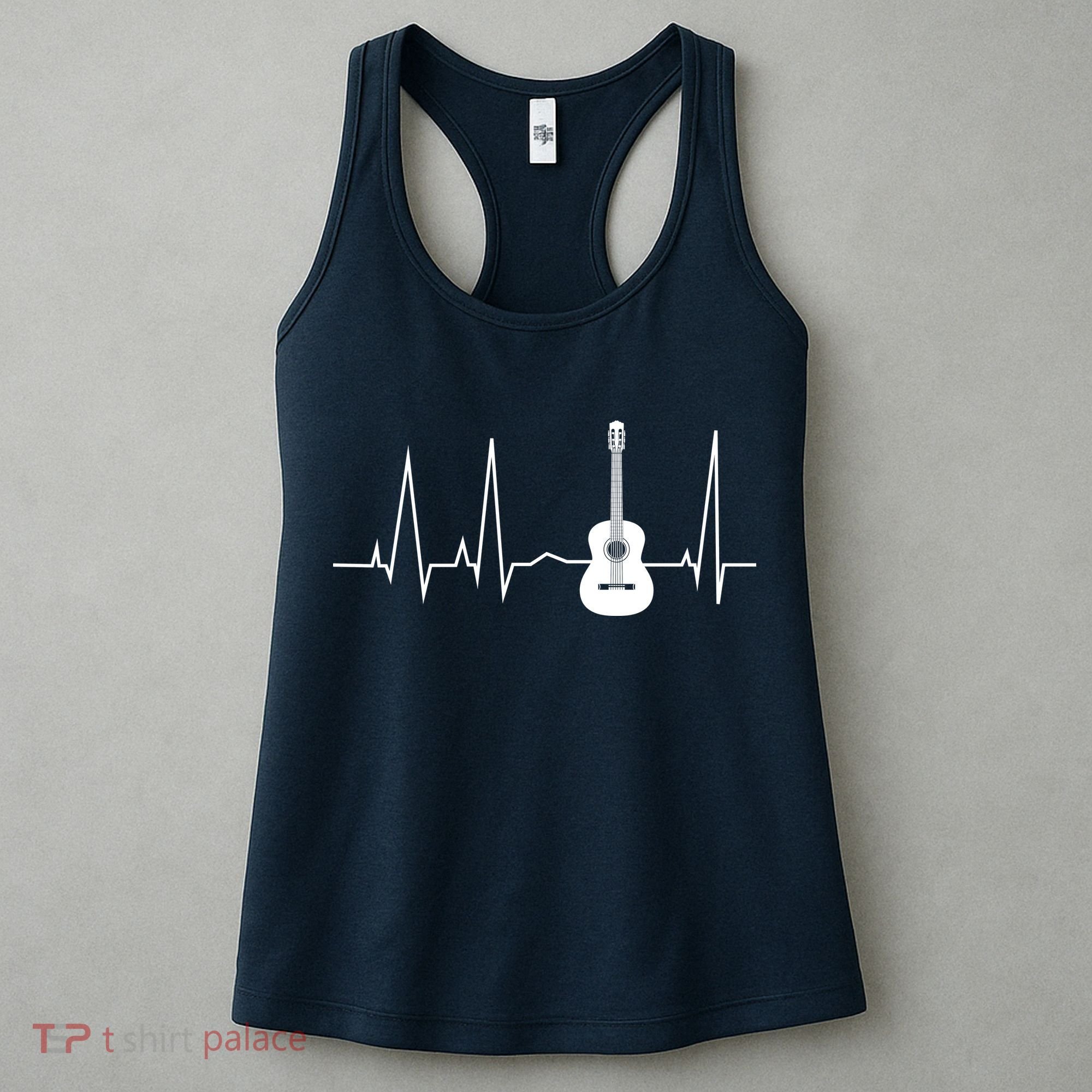 Guitar Heartbeat Pulse Women's Tank Top