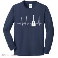 Guitar Heartbeat Pulse Kids Long Sleeve Shirt thumb 0