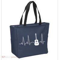 Guitar Heartbeat Pulse Tote Bag thumb 2