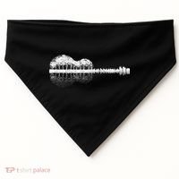 Guitar Landscape USA-Made Doggie Bandana thumb 0