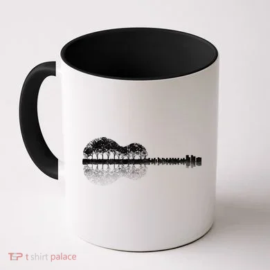 Guitar Landscape Coffee Mug