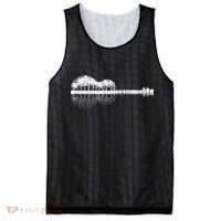Guitar Landscape Mesh Reversible Basketball Jersey Tank thumb 0