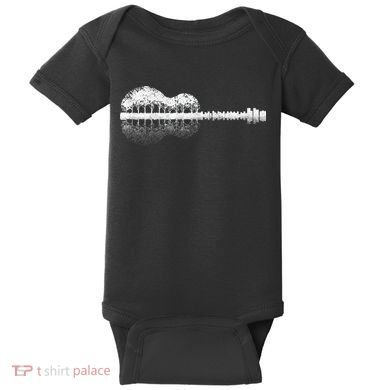 Guitar Landscape Baby Bodysuit