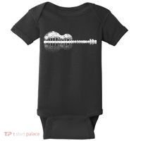 Guitar Landscape Baby Bodysuit thumb 0