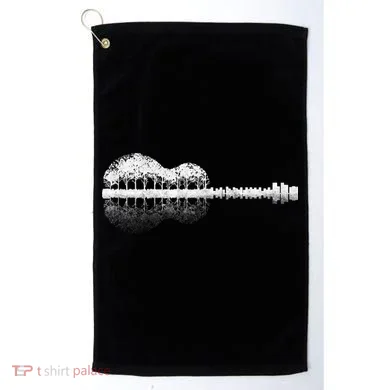Guitar Landscape Golf Towel
