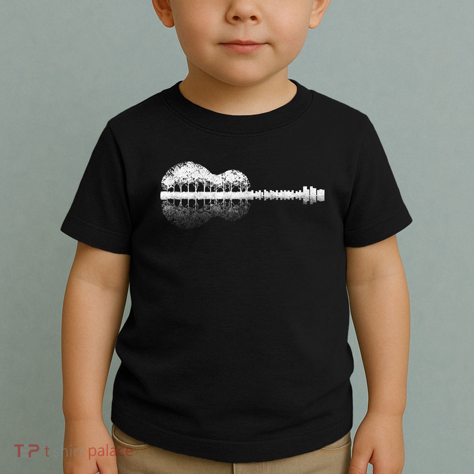 Guitar Landscape Toddler T-Shirt