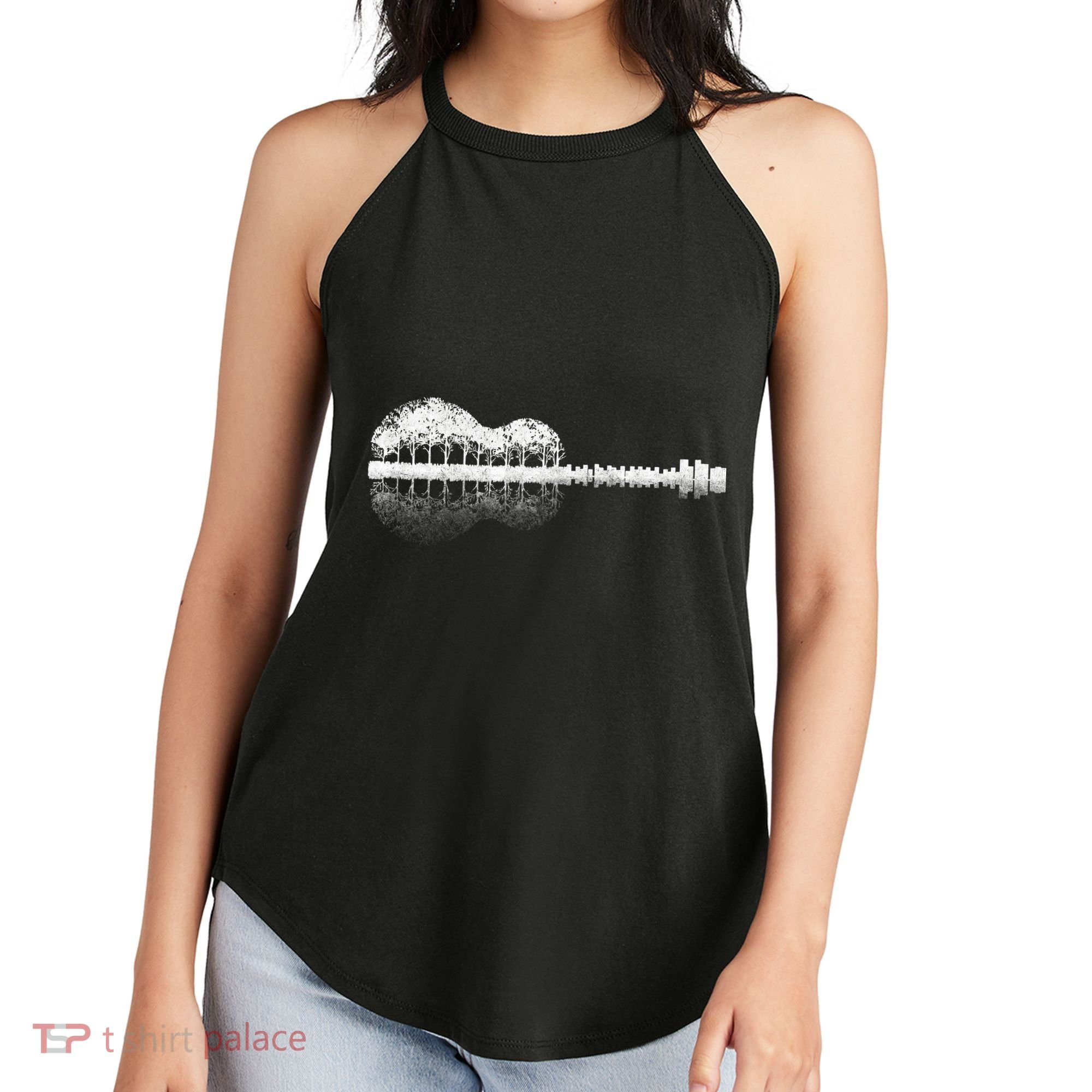 Guitar Landscape Women's Perfect Tri Rocker Tank