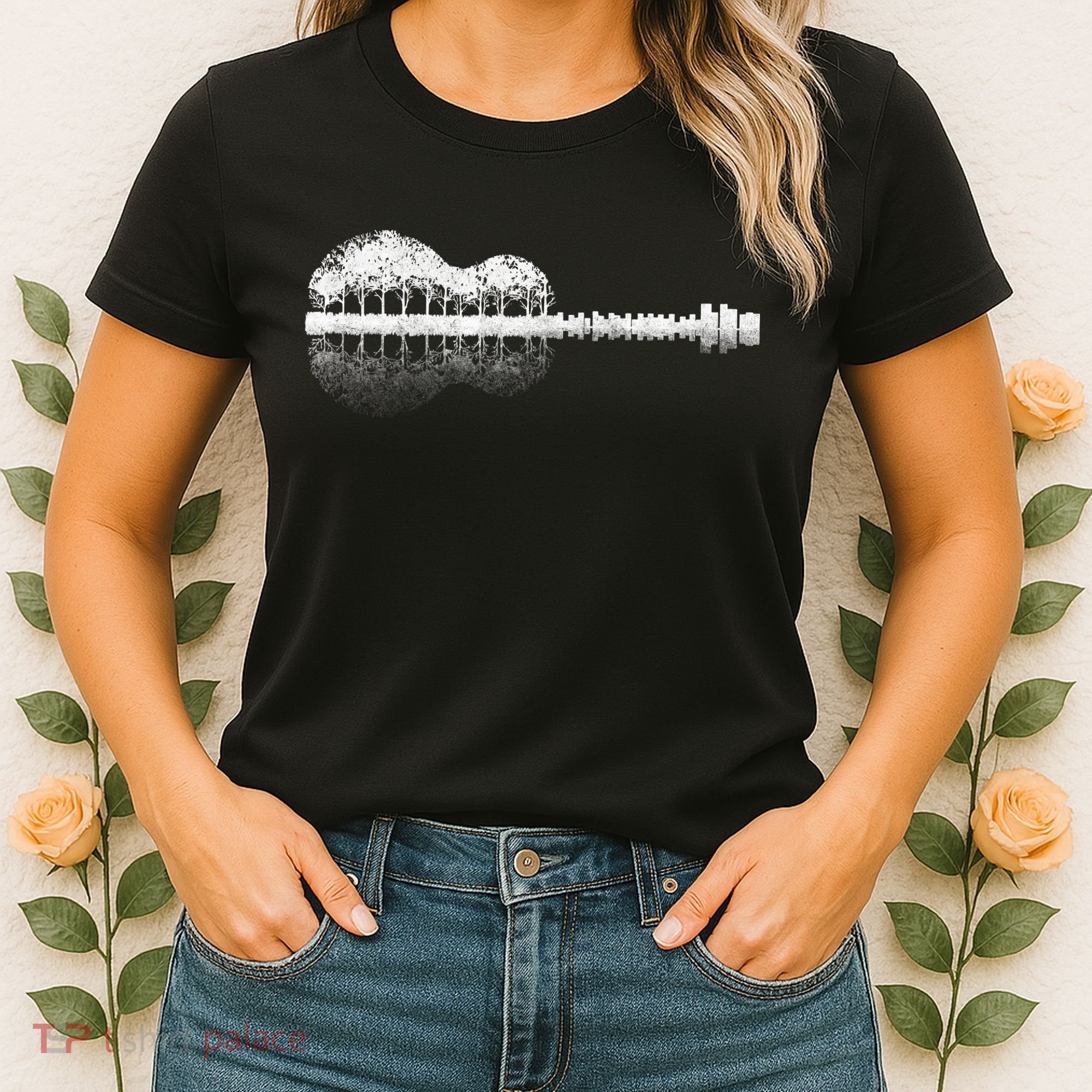 Guitar Landscape Women's T-Shirt