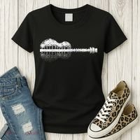 Guitar Landscape Women's T-Shirt thumb 3