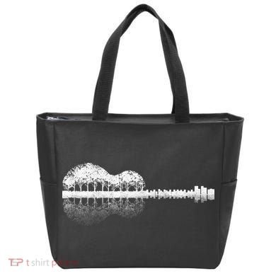 Guitar Landscape Tote Bag