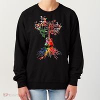 Guitar Roots Tree Of Life Women's Sweatshirt thumb 0