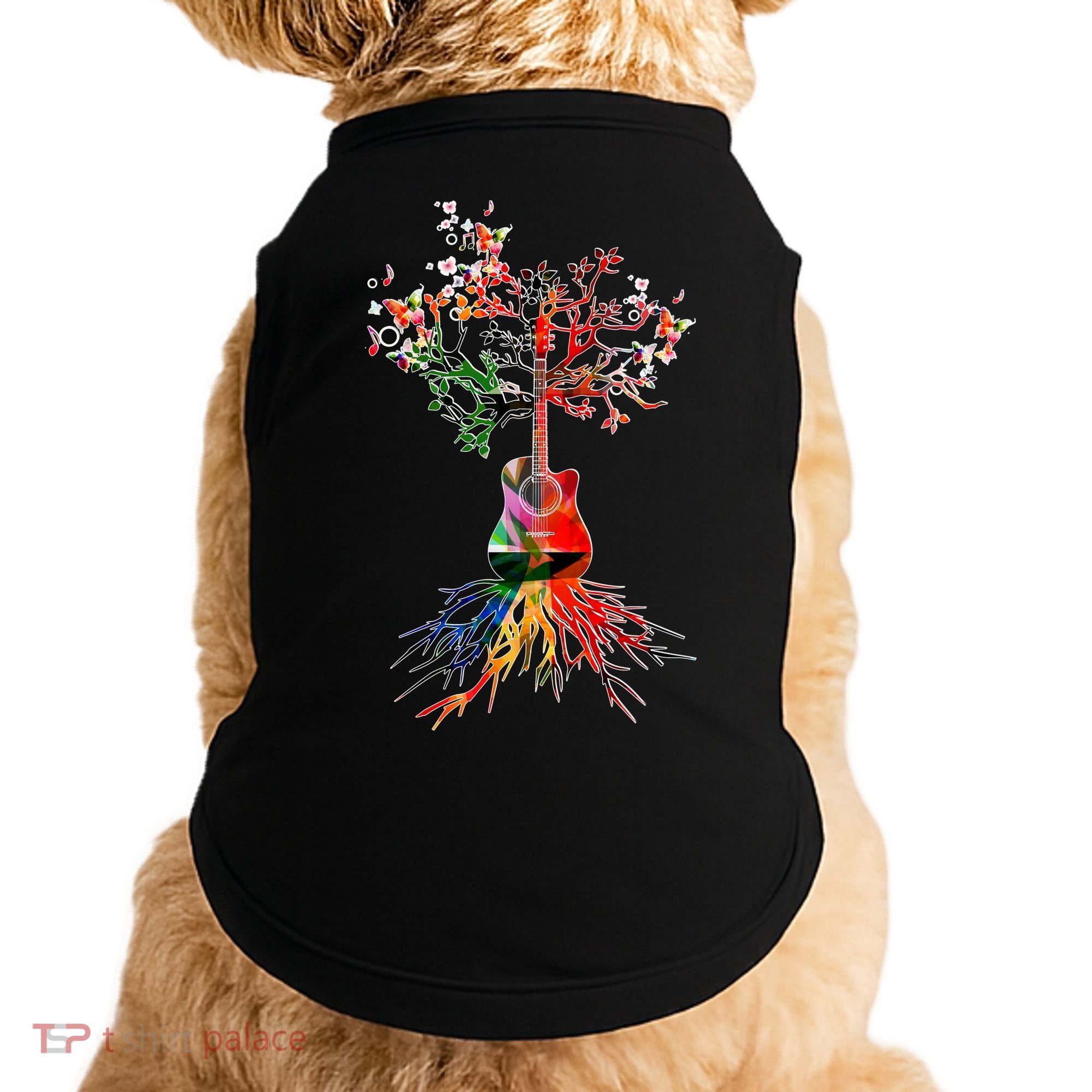 Guitar Roots Tree Of Life Doggie Tank