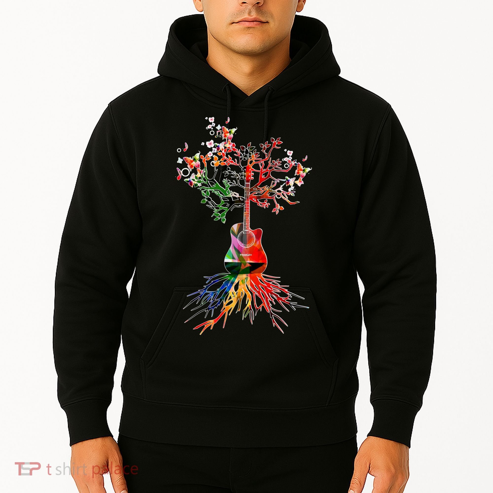 Guitar Roots Tree Of Life Hoodie
