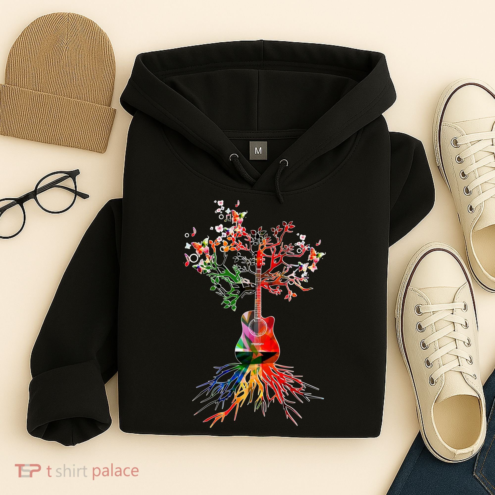 Guitar Roots Tree Of Life Hoodie