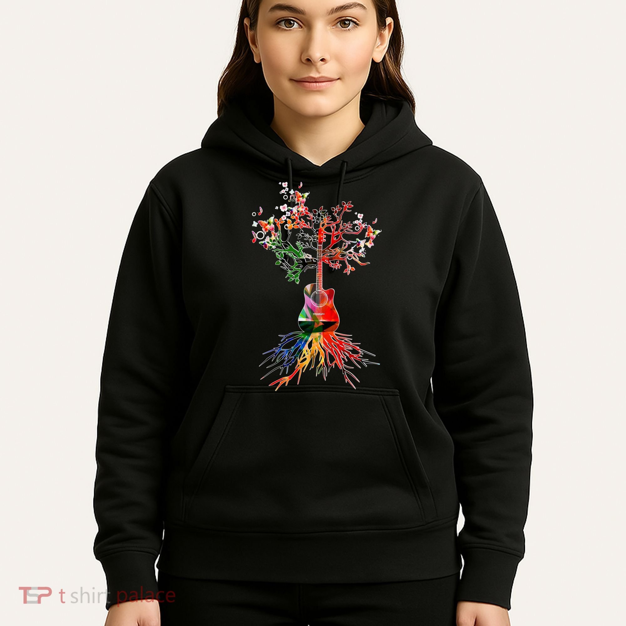 Guitar Roots Tree Of Life Hoodie
