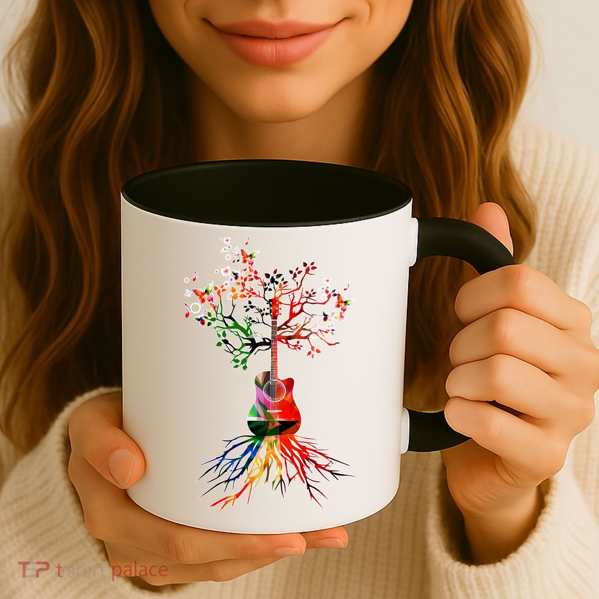 Guitar Roots Tree Of Life Coffee Mug