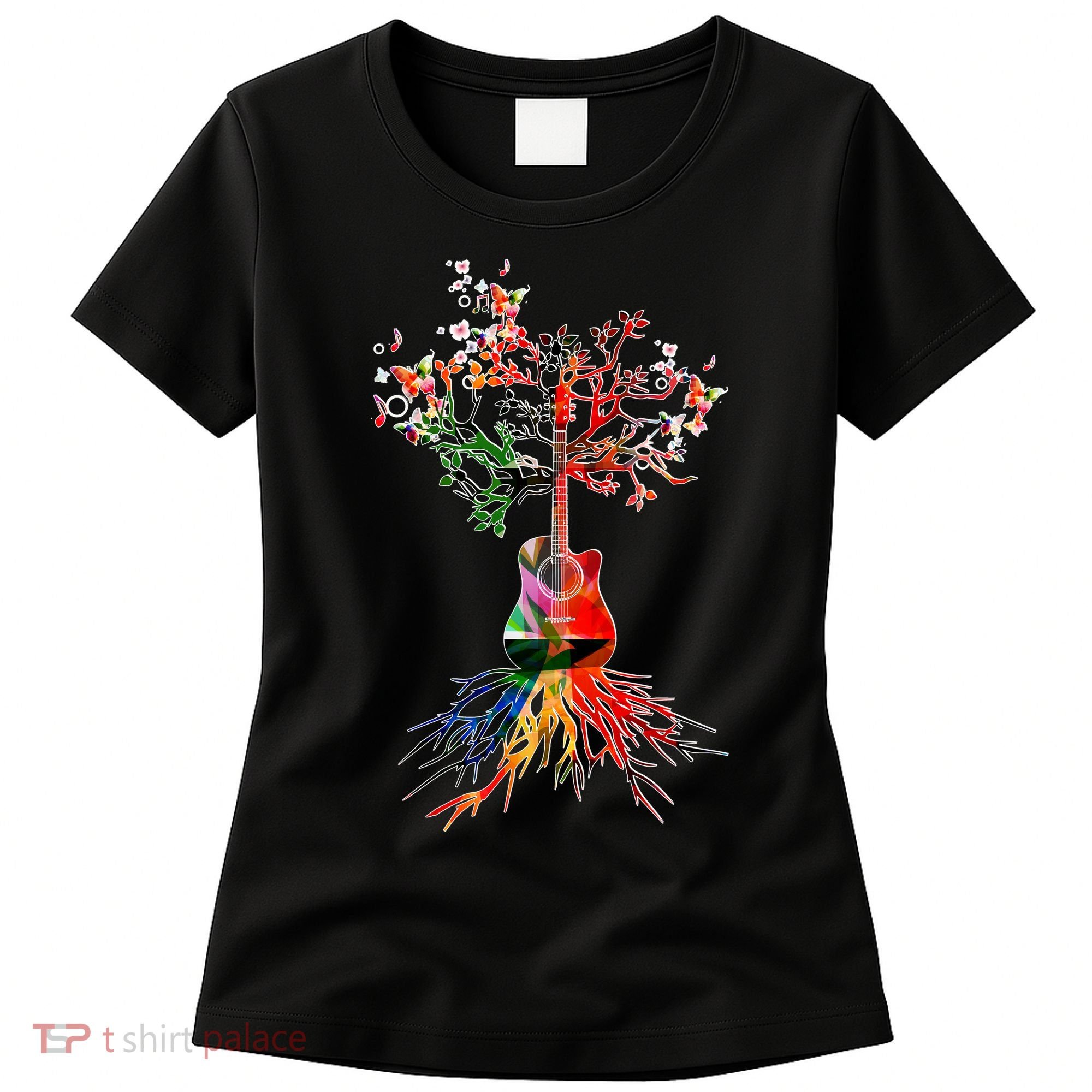 Guitar Roots Tree Of Life Women's T-Shirt