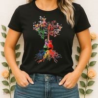 Guitar Roots Tree Of Life Women's T-Shirt thumb 2