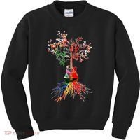 Guitar Roots Tree Of Life Kids Sweatshirt thumb 0