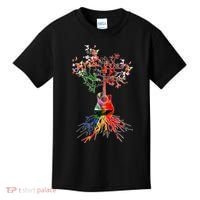 Guitar Roots Tree Of Life Kids T-Shirt thumb 0