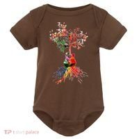Guitar Roots Tree Of Life Baby Bodysuit thumb 0