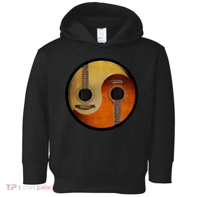 Guitar Yin And Yang Toddler Hoodie