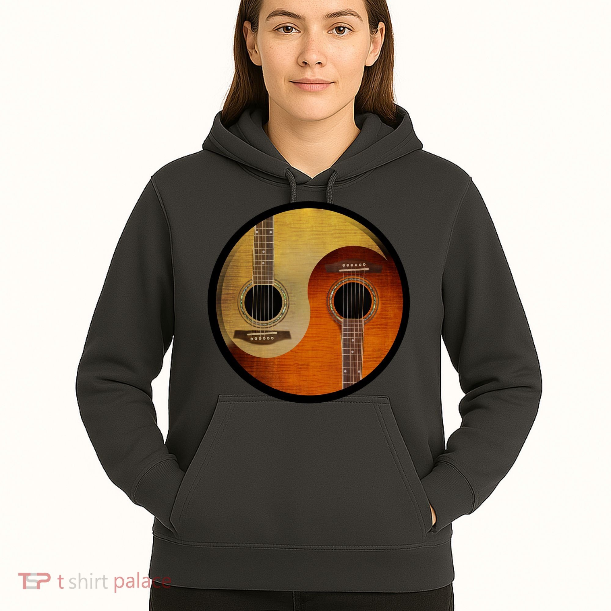 Guitar Yin And Yang Hoodie