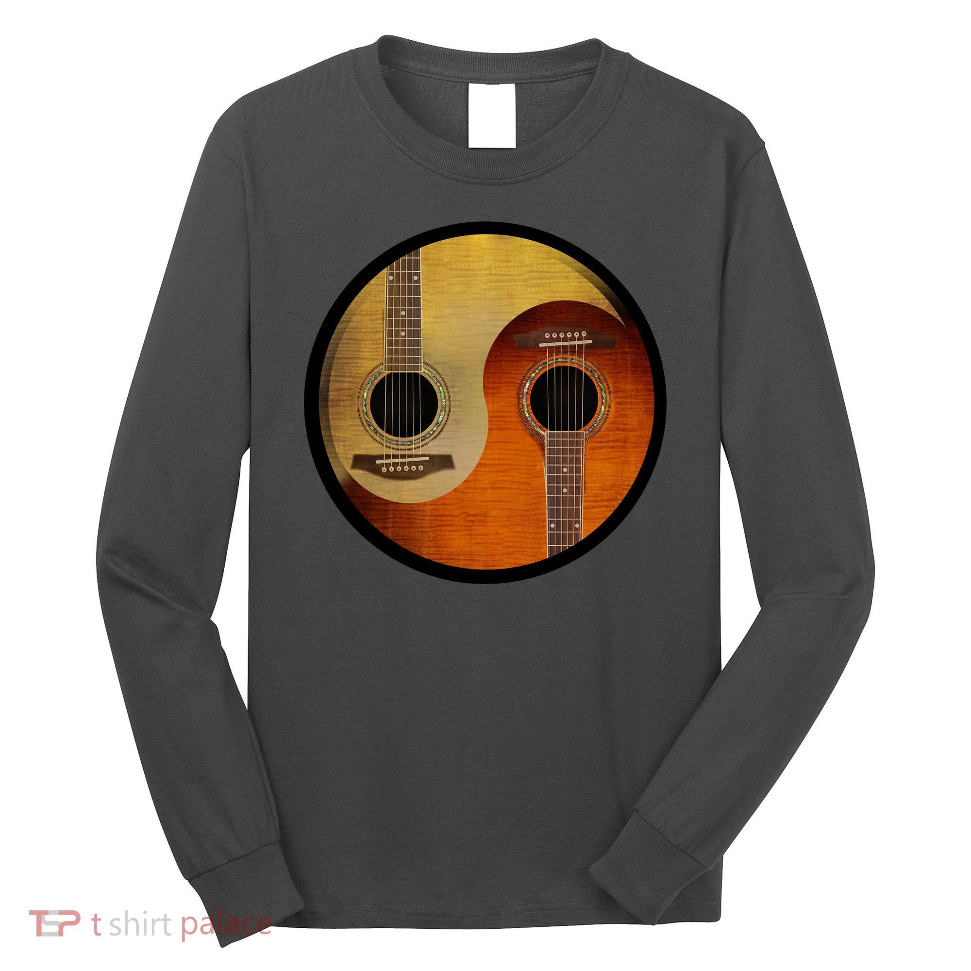 Guitar Yin And Yang Long Sleeve Shirt