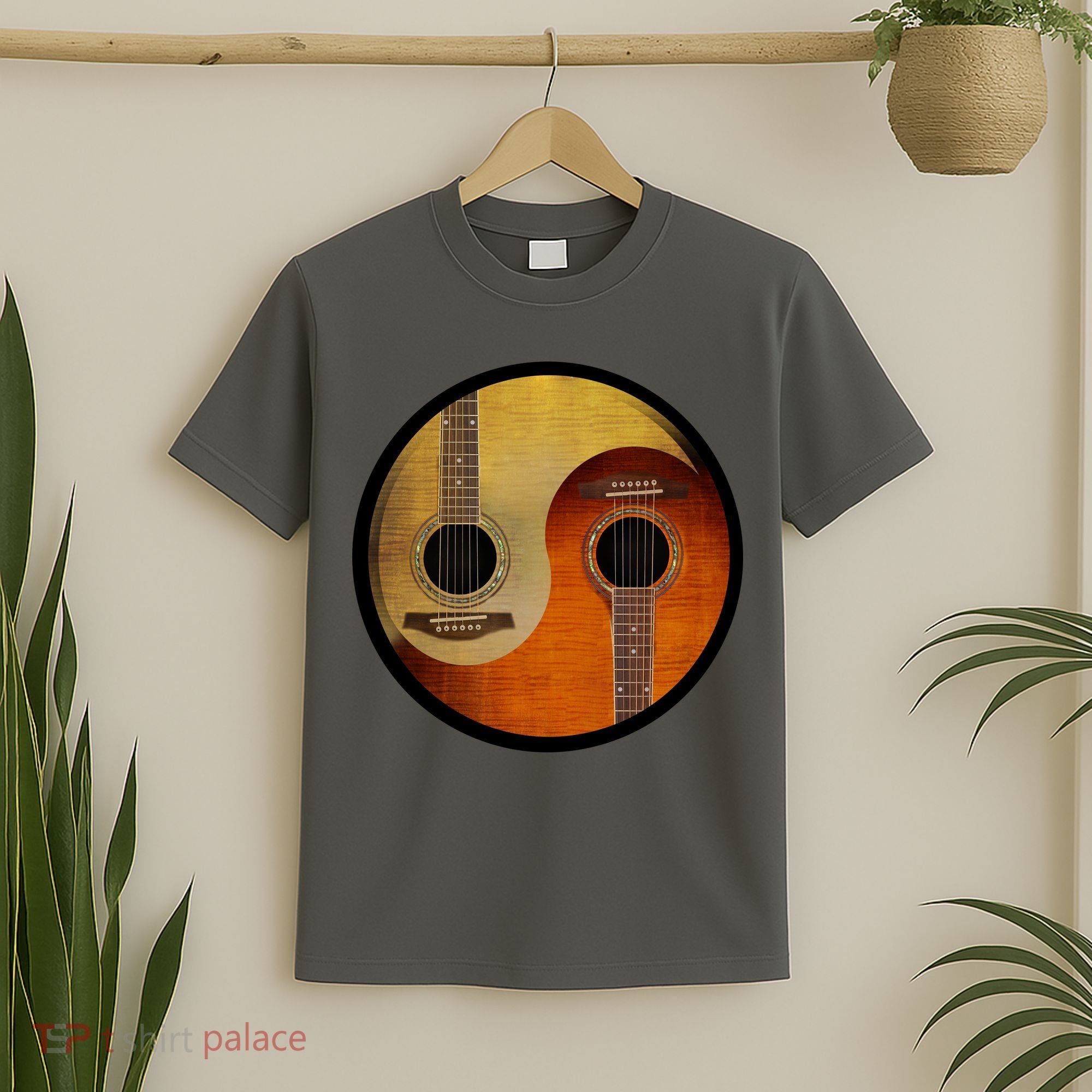 Guitar Yin And Yang T-Shirt
