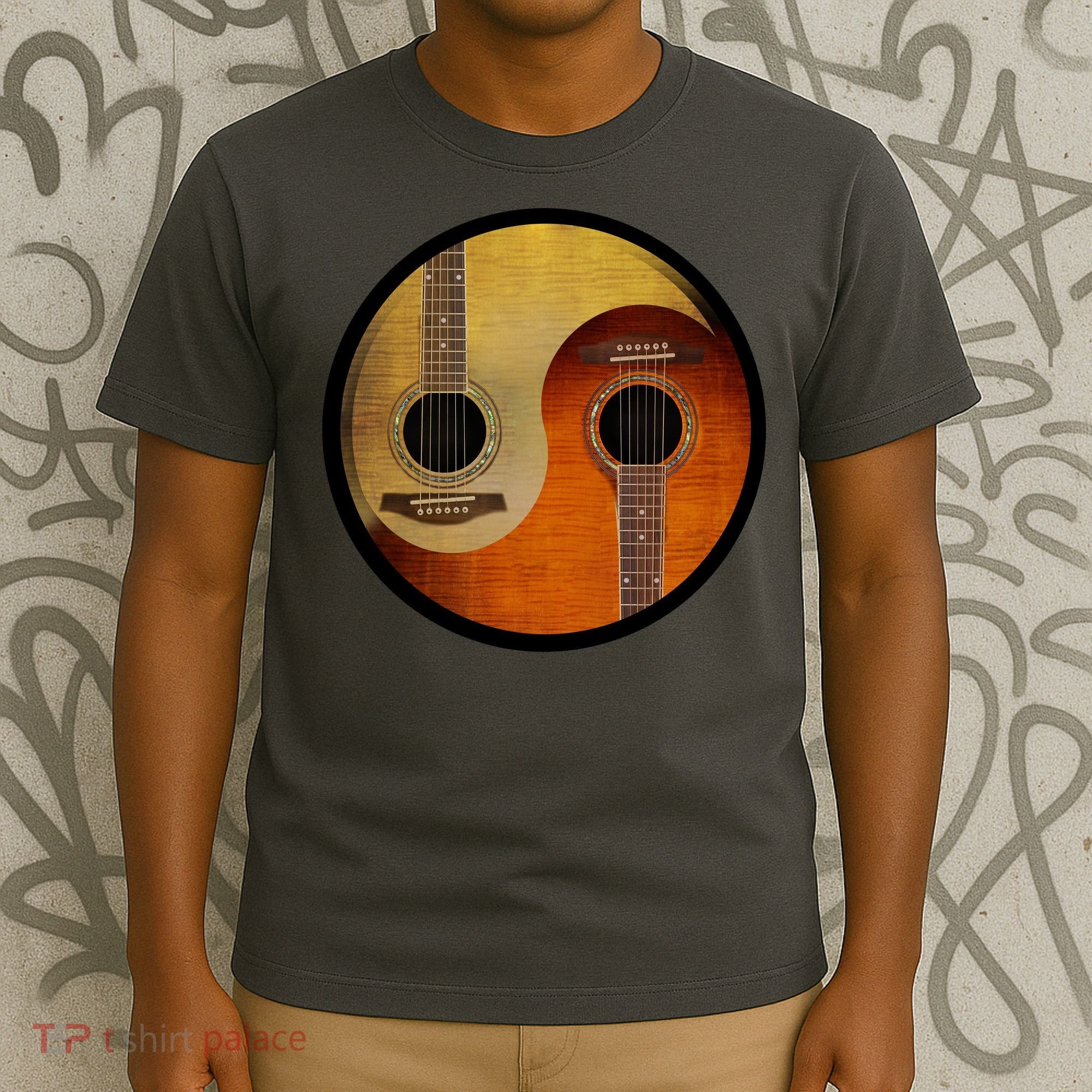 Guitar Yin And Yang T-Shirt