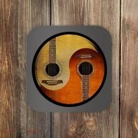 Guitar Yin And Yang Coaster thumb 0