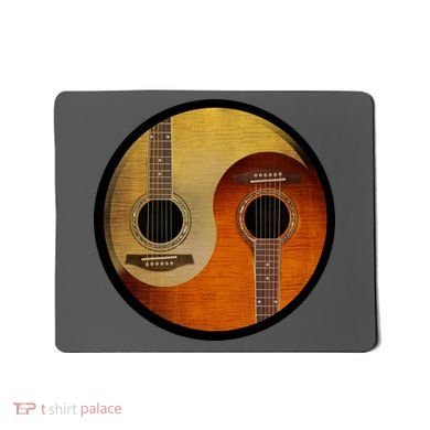 Guitar Yin And Yang Mousepad