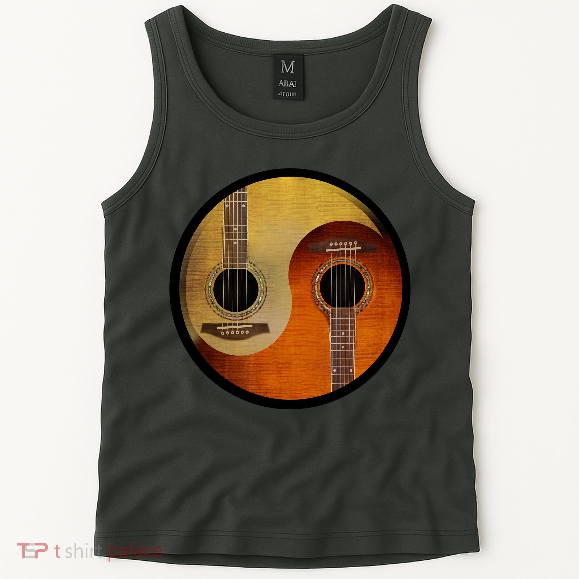 Guitar Yin And Yang Tank Top