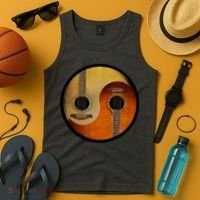 Guitar Yin And Yang Tank Top thumb 4