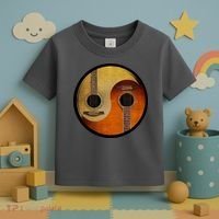 Guitar Yin And Yang Toddler T-Shirt thumb 3