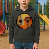 Guitar Yin And Yang Kids Hoodie thumb 2