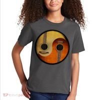 Guitar Yin And Yang Kids T-Shirt thumb 2