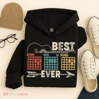 Guitarist Chords Best Dad Ever Hoodie thumb 4