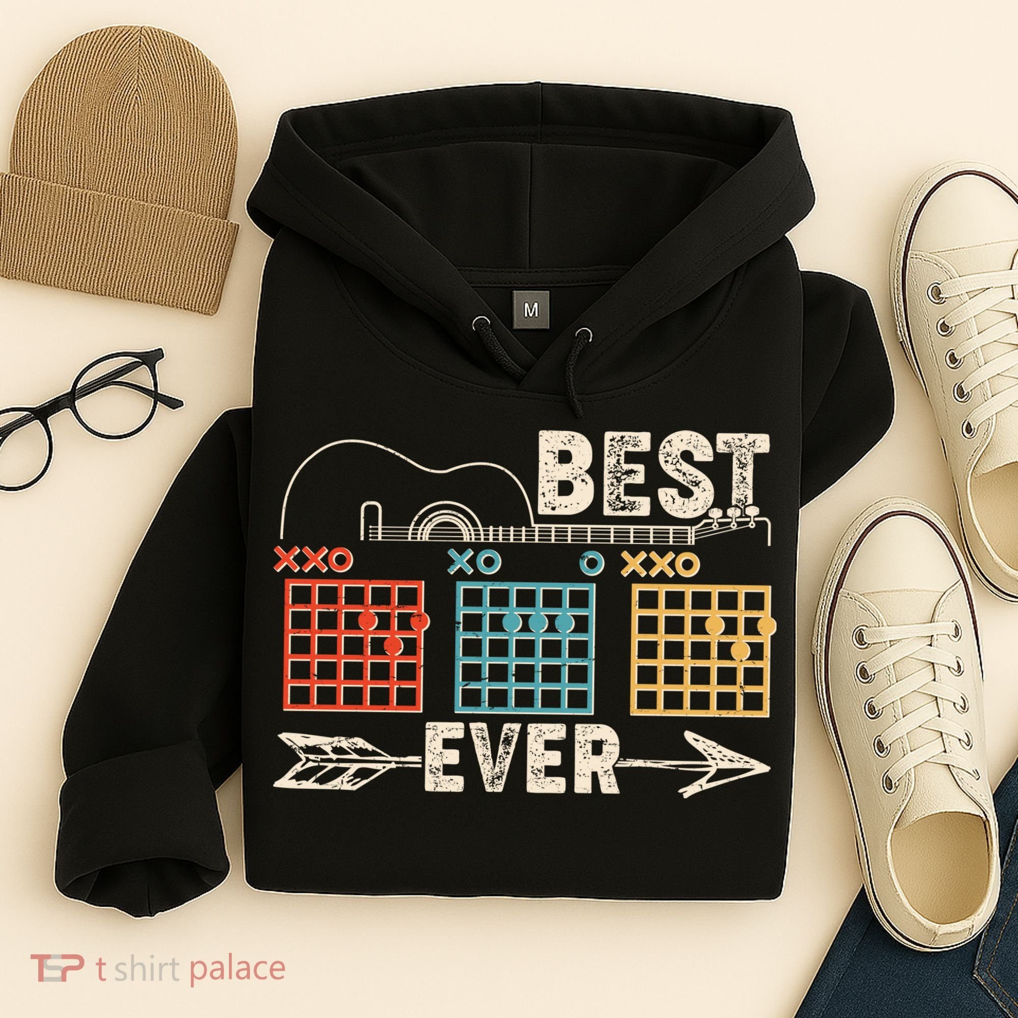 Guitarist Chords Best Dad Ever Hoodie