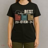 Guitarist Chords Best Dad Ever T-Shirt thumb 4