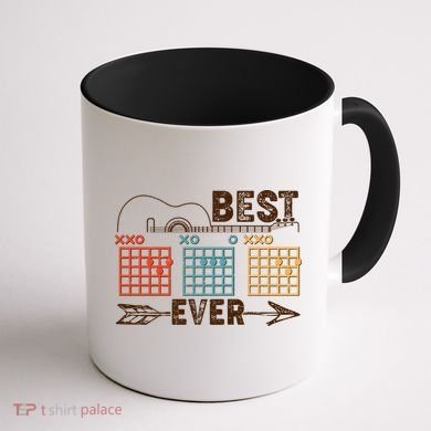 Guitarist Chords Best Dad Ever Coffee Mug back