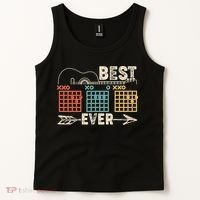Guitarist Chords Best Dad Ever Tank Top thumb 2