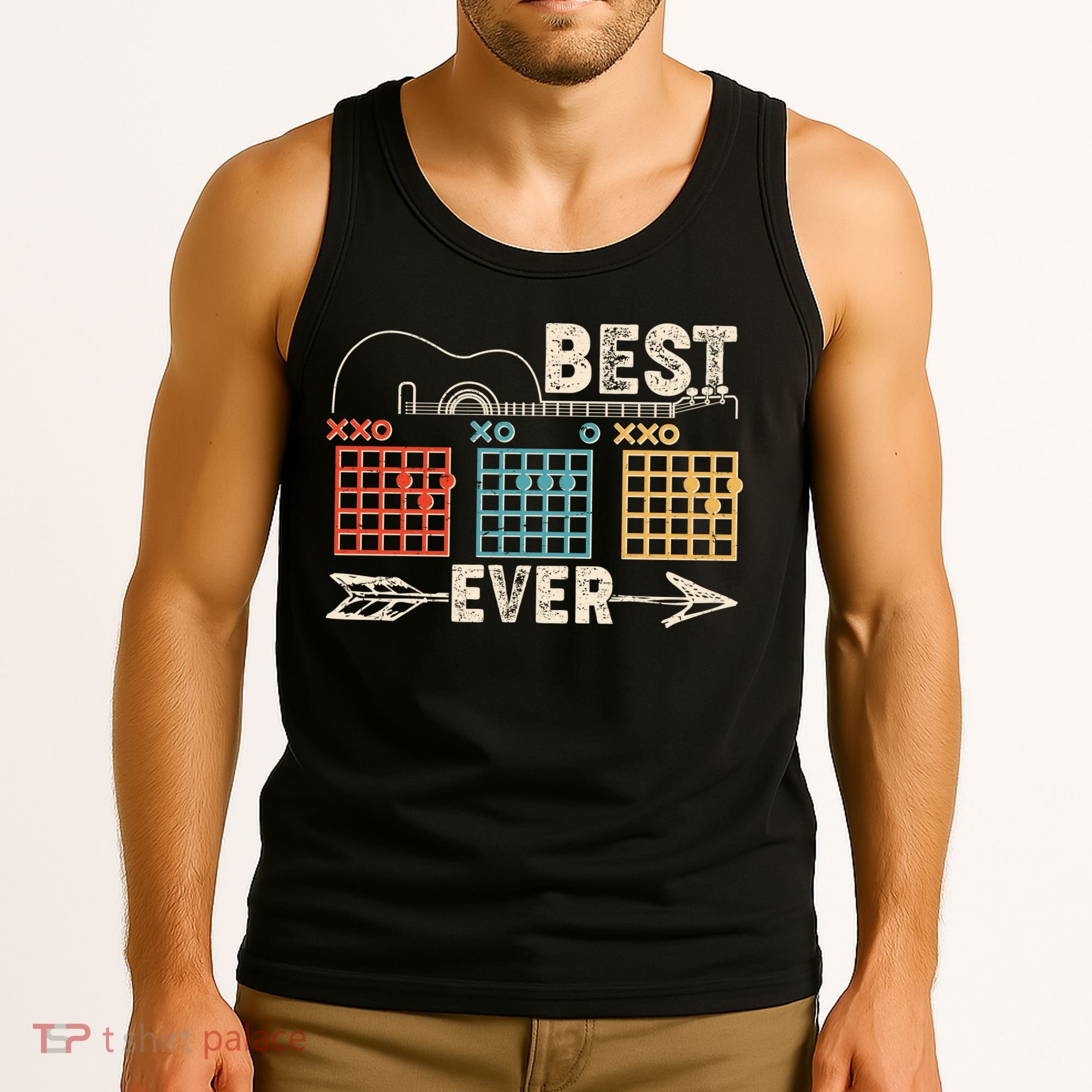 Guitarist Chords Best Dad Ever Tank Top