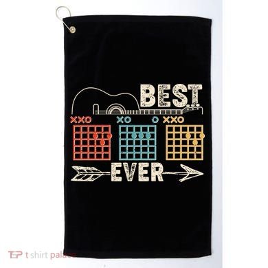 Guitarist Chords Best Dad Ever Golf Towel
