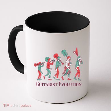 Guitarist Evolution Coffee Mug
