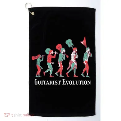 Guitarist Evolution Golf Towel
